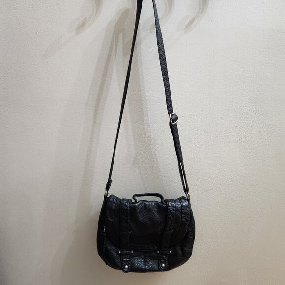 Aeropostale Black Lightweight Crossbody Shoulder Purse Bag Adjustable Strap - Picture 2 of 10